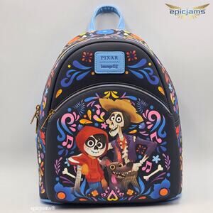 Loungefly Disney Pixar Coco Trio Art Mini Backpack
